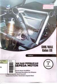 Image of PERAWATAN DAN PERBAIKAN SASIS SEPEDA MOTOR KELAS XII FASE F